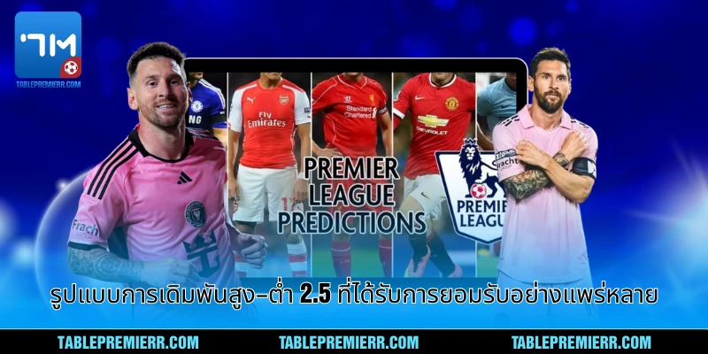 รูปแบบการเดิมพันสูง–ต่ำ 2.5 ที่ได้รับการยอมรับอย่างแพร่หลาย